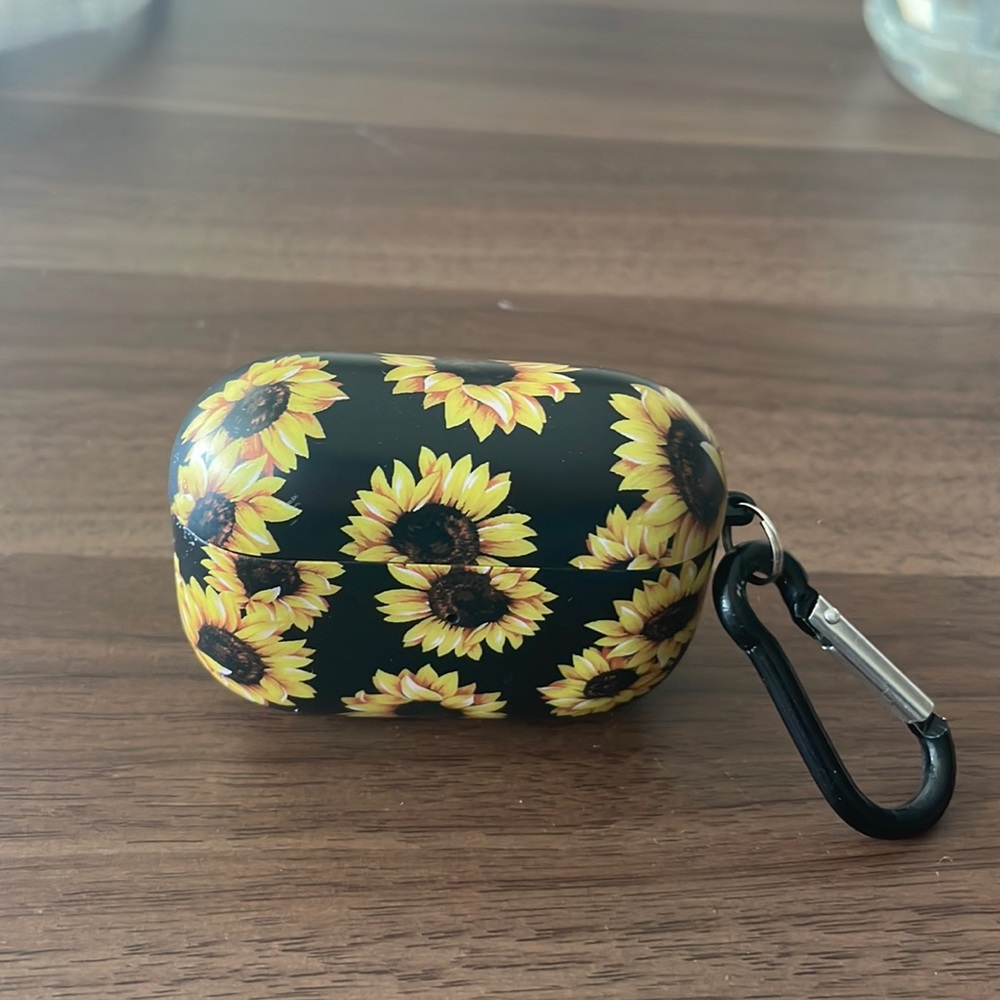 Sunflower airpods pro case